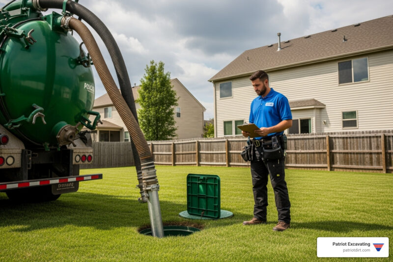 septic tank cleaning