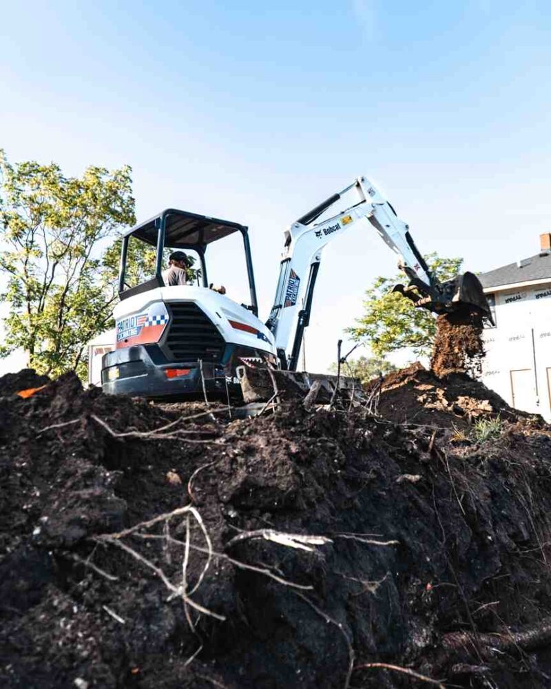 excavating frozen ground