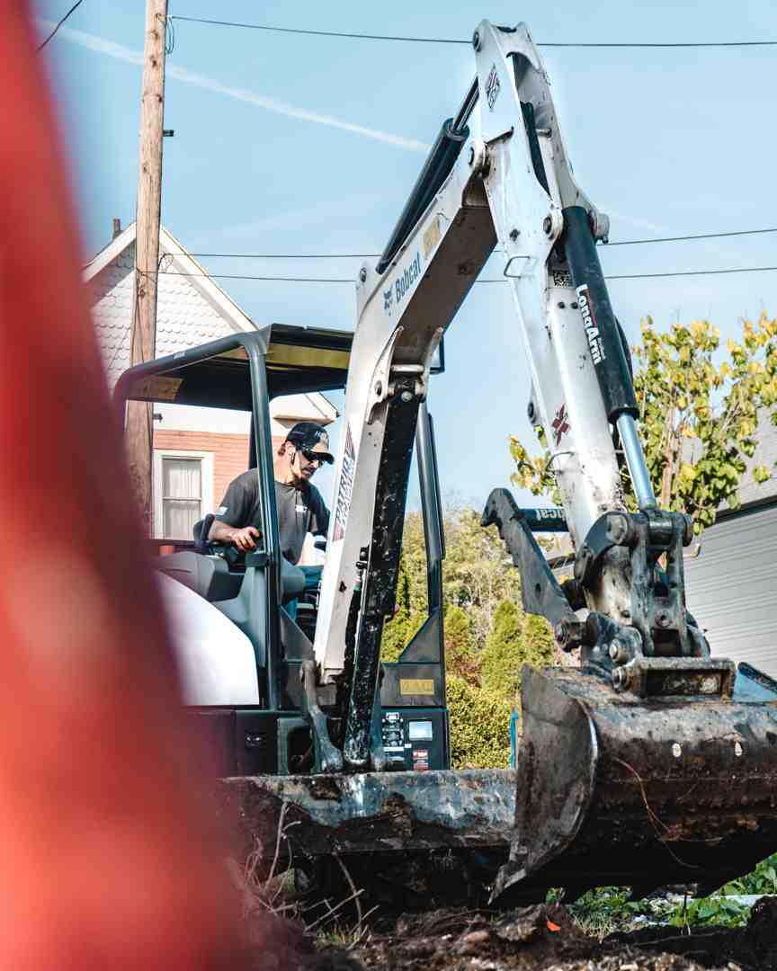 trenching frozen ground