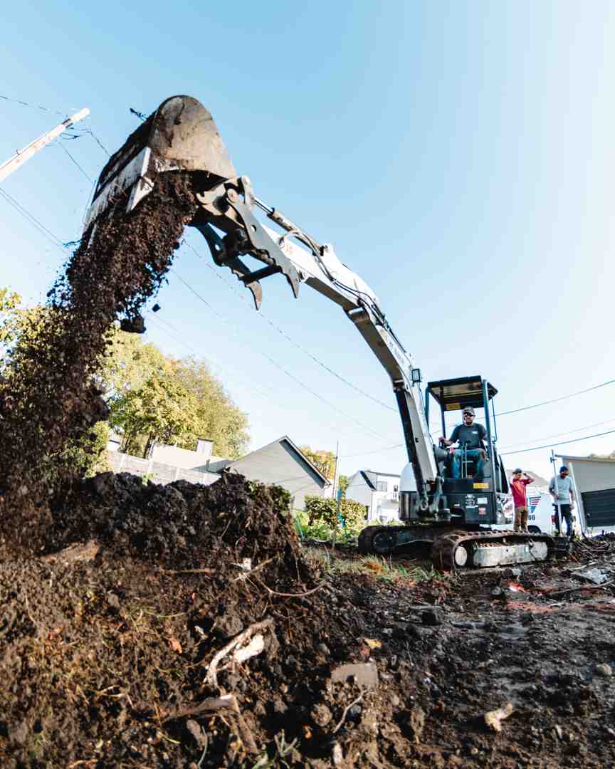 excavate foundation